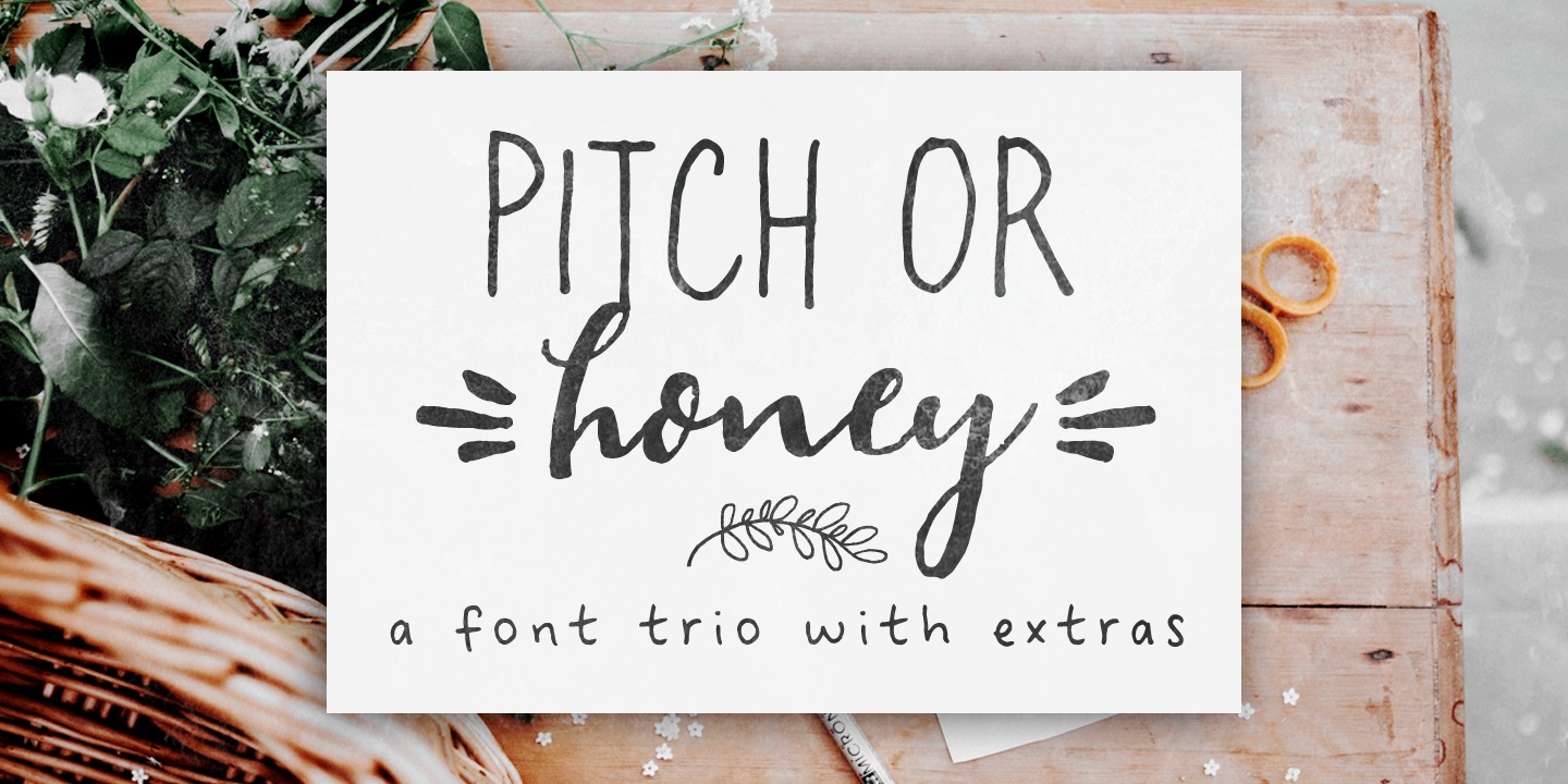 Example font Pitch Or Honey #1